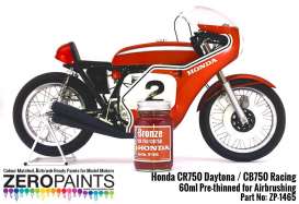 Zero Paints Paint - Honda CR750/CB750 Bronze - Zero Paints - ZP1465 | Toms Modelautos