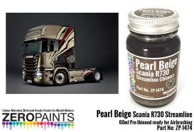 Zero Paints Paint - Pearl Beige - Zero Paints - ZP1474 | Toms Modelautos