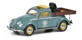 Volkswagen  - Beetle blue - 1:43 - Schuco - 9115 - schuco9115 | Toms Modelautos