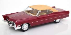 Cadillac  - DeVille  1967 red metallic - 1:18 - KK - Scale - 180316 - kkdc180316 | Toms Modelautos