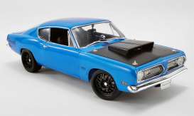 Plymouth  - Hemi Cuda Street Fighter 1969 corparate blue - 1:18 - Acme Diecast - 1806117 - acme1806117 | Toms Modelautos