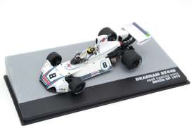 Brabham  - BT44B white/blue - 1:43 - Magazine Models - magkF1Pac8 | Toms Modelautos