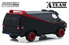 GMC  - Vandura *A Team* 1983 grey/black - 1:24 - GreenLight - 84072 - gl84072 | Toms Modelautos