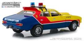 Ford  - XB Falcon V8 Interceptor 1973 yellow/blue/red - 1:18 - GreenLight - 18012 - gl18012 | Toms Modelautos