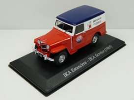 Ikarus  - Estanciera 1960 red/blue/white - 1:43 - Magazine Models - SER10 - magSER10 | Toms Modelautos