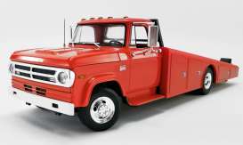 Dodge - D300 Ramp Truck 1970 red/orange - 1:18 - Acme Diecast - 1801900 - acme1801900 | Toms Modelautos Dodge - D300 Ramp Truck 1970 red/orange - 1:18 - Acme Diecast - 1801900 - acme1801900 | Toms Modelautos