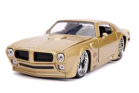 Pontiac - Firebird 1972 glossy gold - 1:24 - Jada Toys - 31459 - jada31459 | Toms Modelautos Pontiac - Firebird 1972 glossy gold - 1:24 - Jada Toys - 31459 - jada31459 | Toms Modelautos