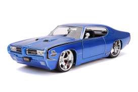 Pontiac - GTO 1969 candy blue - 1:24 - Jada Toys - 31667 - jada31667 | Toms Modelautos Pontiac - GTO 1969 candy blue - 1:24 - Jada Toys - 31667 - jada31667 | Toms Modelautos