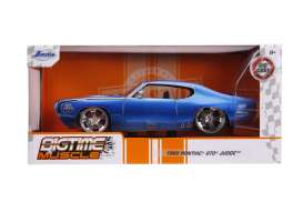 Pontiac  - GTO 1969 candy blue - 1:24 - Jada Toys - 31667 - jada31667 | Toms Modelautos