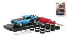 Plymouth  - 1971 light blue - 1:64 - M2 Machines - 34001-07 - M2-34001B | Toms Modelautos