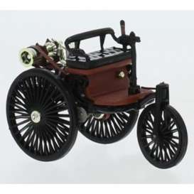 Mercedes Benz  - Patent 1886 black/red - 1:43 - IXO Models - CLC331 - ixCLC331 | Toms Modelautos