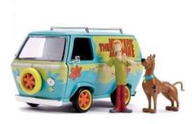 Scooby Doo  - Mystery Machine  light blue/green - 1:24 - Jada Toys - 31720 - jada253255024 | Toms Modelautos