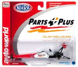 Dragster  - Clay Millican 2019 red/white - 1:64 - Auto World - awsp026 - AWSP026 | Toms Modelautos