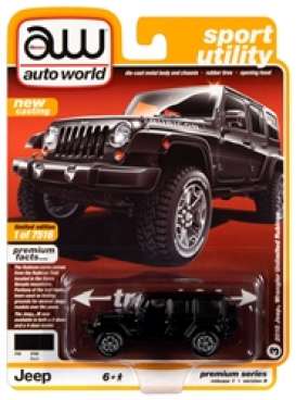 Jeep - Wrangler 2018 black - 1:64 - Auto World - SP033B - AWSP033B | Toms Modelautos Jeep - Wrangler 2018 black - 1:64 - Auto World - SP033B - AWSP033B | Toms Modelautos