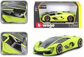 Lamborghini  - Terzo 2019 lime green - 1:24 - Bburago - 21094G - bura21094gn | Toms Modelautos