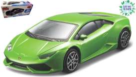Lamborghini - Huracan green - 1:43 - Bburago - 30290 - bura30290sntp | Toms Modelautos Lamborghini - Huracan green - 1:43 - Bburago - 30290 - bura30290sntp | Toms Modelautos
