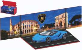 Lamborghini  - Centenario blue/black - 1:64 - Bburago - 59124 - bura59124 | Toms Modelautos