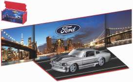 Ford  - Mustang grey/black - 1:64 - Bburago - 59123 - bura59123 | Toms Modelautos