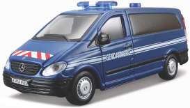 Mercedes Benz - Vito blue/white/red - 1:50 - Bburago - 32009b - bura32009b | Toms Modelautos Mercedes Benz - Vito blue/white/red - 1:50 - Bburago - 32009b - bura32009b | Toms Modelautos