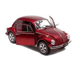 Volkswagen  - Beetle 1974 red - 1:18 - Solido - 1800512 - soli1800512 | Toms Modelautos