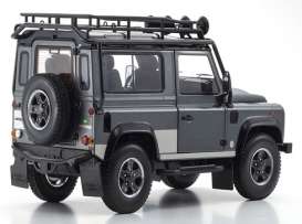 Land Rover  - Defender 90 dark grey - 1:18 - Kyosho - 8901TR - kyo8901TRgy | Toms Modelautos