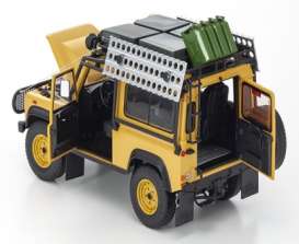 Land Rover  - Defender 90 yellow - 1:18 - Kyosho - 8901CT - kyo8901CTy | Toms Modelautos