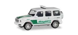 Mercedes Benz  - white/green - 1:87 - Herpa - H095082 - herpa095082 | Toms Modelautos