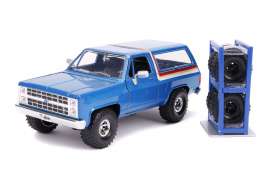 Chevrolet - K5 Blazer 1980 blue/white - 1:24 - Jada Toys - 31396 - jada31396 | Toms Modelautos Chevrolet - K5 Blazer 1980 blue/white - 1:24 - Jada Toys - 31396 - jada31396 | Toms Modelautos