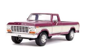 Ford - F-100 1979 red/creme - 1:24 - Jada Toys - 31586 - jada31586 | Toms Modelautos Ford - F-100 1979 red/creme - 1:24 - Jada Toys - 31586 - jada31586 | Toms Modelautos