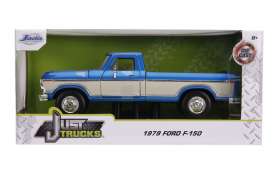 Ford  - F-100 1979 blue/creme - 1:24 - Jada Toys - 31587 - jada31587 | Toms Modelautos