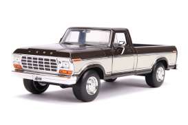 Ford - F-100 1979 brown/creme - 1:24 - Jada Toys - 31588 - jada31588 | Toms Modelautos Ford - F-100 1979 brown/creme - 1:24 - Jada Toys - 31588 - jada31588 | Toms Modelautos