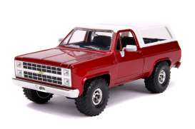 Chevrolet - K5 Blazer 1980 candy red/white - 1:24 - Jada Toys - 31594 - jada31594 | Toms Modelautos Chevrolet - K5 Blazer 1980 candy red/white - 1:24 - Jada Toys - 31594 - jada31594 | Toms Modelautos