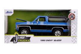 Chevrolet  - K5 Blazer 1980 blue/black - 1:24 - Jada Toys - 31598 - jada31598 | Toms Modelautos