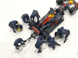Figures diorama - Team Blue #2 2020 blue-purple - 1:18 - American Diorama - 76555 - AD76555 | Toms Modelautos