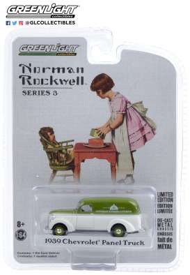 Chevrolet - Panel Truck 1939 green - 1:64 - GreenLight - 54040A - gl54040A | Toms Modelautos Chevrolet - Panel Truck 1939 green - 1:64 - GreenLight - 54040A - gl54040A | Toms Modelautos
