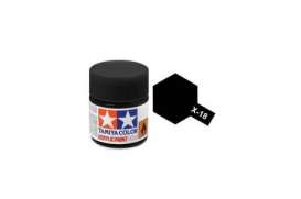 Paint  - black - Tamiya - X-18 10ml - tamX1810ml | Toms Modelautos