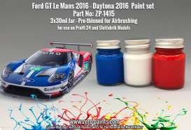 Zero Paints Paint - Ford GT Le Mans 2016 - Zero Paints - ZP1415 | Toms Modelautos