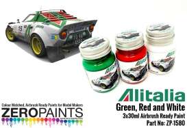 Zero Paints Paint - Alitalia (Lancia) - Zero Paints - ZP1580 | Toms Modelautos
