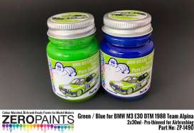 Zero Paints Paint - green and blue - Zero Paints - ZP1490 | Toms Modelautos