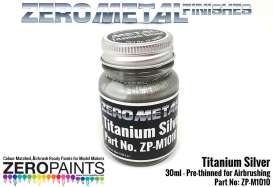 Zero Paints Paint - titanium - Zero Paints - ZPM1010 | Toms Modelautos