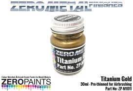 Zero Paints Paint - titanium gold - Zero Paints - ZPM1011 | Toms Modelautos