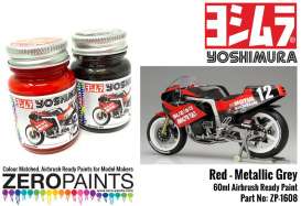 Zero Paints Paint - red and black - Zero Paints - ZP1608 | Toms Modelautos