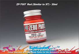 Zero Paints Paint - red - Zero Paints - ZP7007 | Toms Modelautos