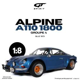 Alpine  - A110 1973 blue - 1:8 - GT Spirit - GTS800701 - GTS800701 | Toms Modelautos