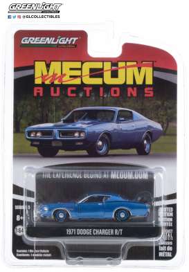 Dodge - Charger 1971 blue - 1:64 - GreenLight - 37210D - gl37210D | Toms Modelautos Dodge - Charger 1971 blue - 1:64 - GreenLight - 37210D - gl37210D | Toms Modelautos