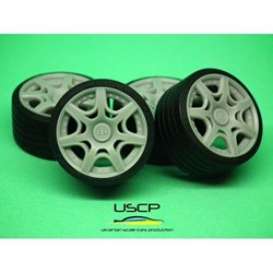 Rims &amp; tires Accessoires - 1:24 - USCP - 24W077 | Toms Modelautos