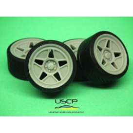 Rims &amp; tires Accessoires - 1:24 - USCP - 24W024 | Toms Modelautos