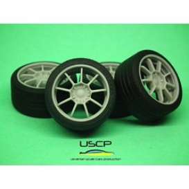 Rims &amp; tires Accessoires - 1:24 - USCP - 24W033 | Toms Modelautos