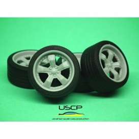 Rims &amp; tires Accessoires - 1:24 - USCP - 24W061 | Toms Modelautos