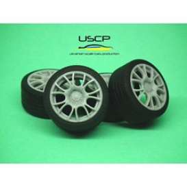 Rims &amp; tires Accessoires - 1:24 - USCP - 24W059 | Toms Modelautos